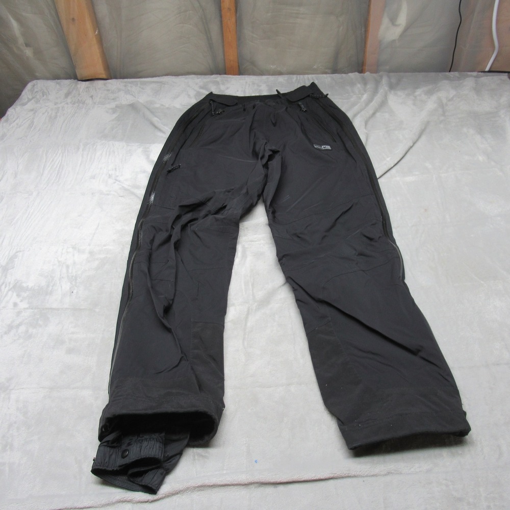 REI Co-op Snow Pants Women XS Black Waterproof Side Zip Wind Skiing Winter 23x28
